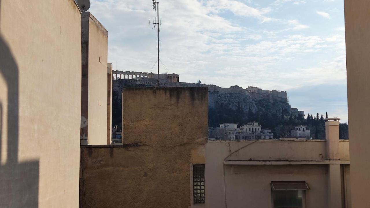 Acropolis Of From Ermou Str Apartment Athen